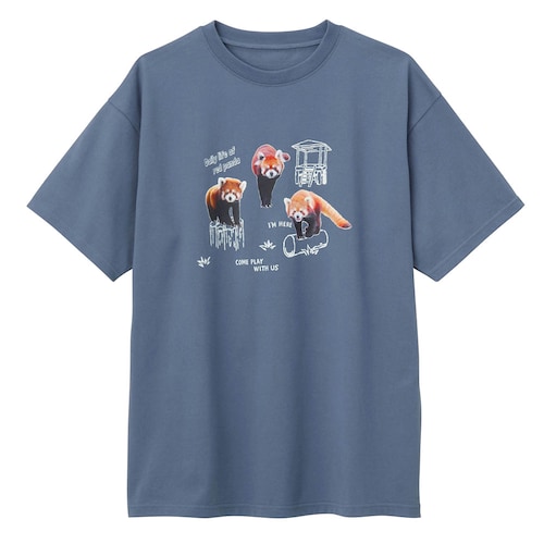 天王寺動物園コラボユニセックスアニマル転写プリントＴシャツ 【半袖】