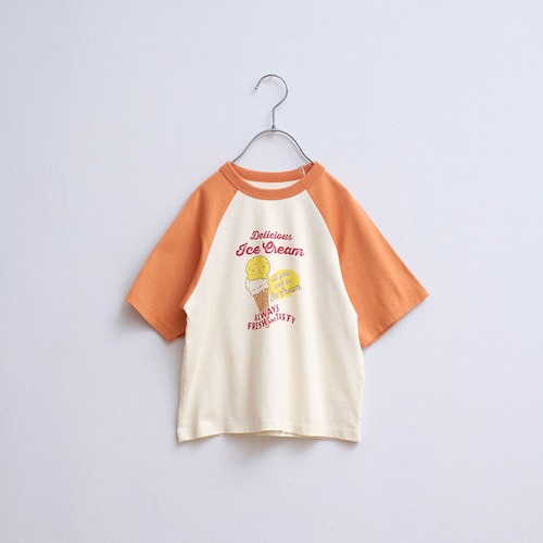 最初から古着風の半袖Ｔシャツ 【子供服】