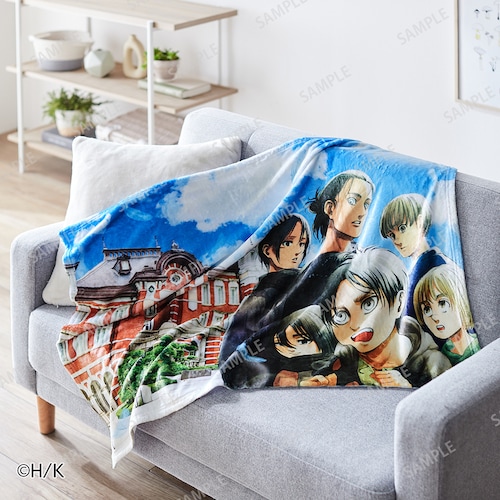 【予約商品】【ステッカープレゼント対象】 『進撃の巨人』ブランケット（キービジュアル）