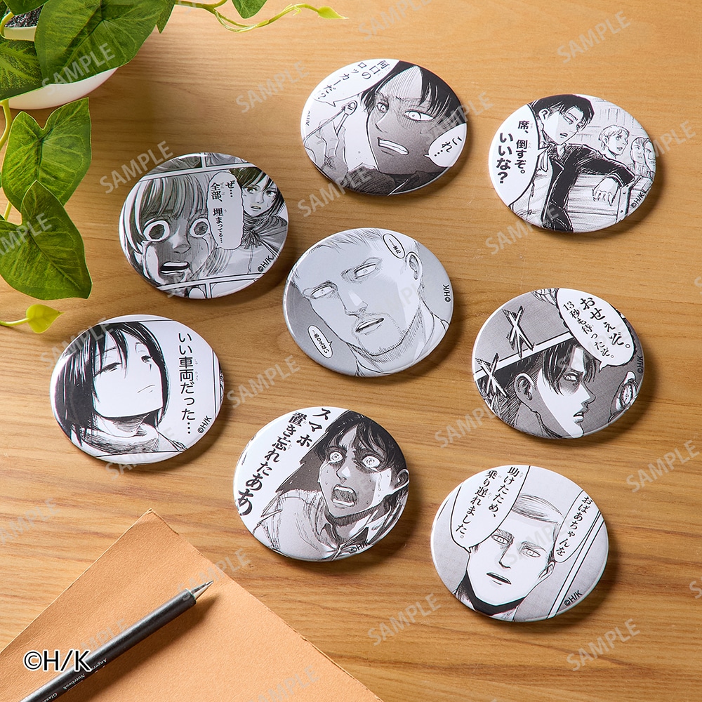 進撃の巨人　ライナー　東京駅　電車・駅あるある缶バッジ　推し旅　アクスタ 予約商品】【ステッカープレゼント対象】 『進撃の巨人』電車・駅ある