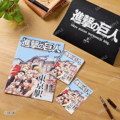 【予約商品】【ステッカープレゼント対象】 『進撃の巨人』ステーショナリーセット（スマホ自撮り）