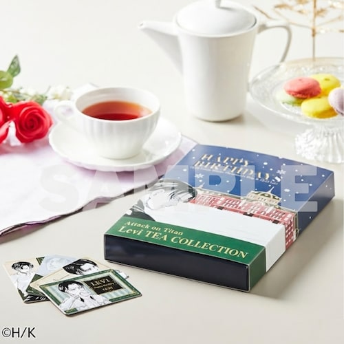 『進撃の巨人』カード付き紅茶セット（東京駅＆リヴァイバースデー）