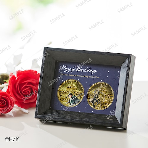 【予約商品】【ステッカープレゼント対象】 『進撃の巨人』記念メダルセット（東京駅＆リヴァイバースデー）