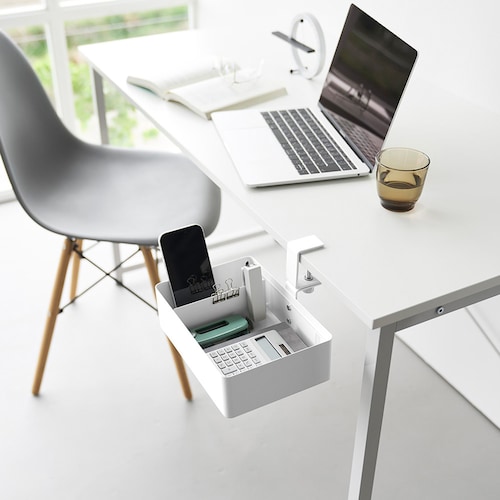 【数量限定プレゼントキャンペーン中】 テーブル横回転収納ラック 仕切り付き