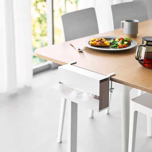 テーブル横ティッシュケース