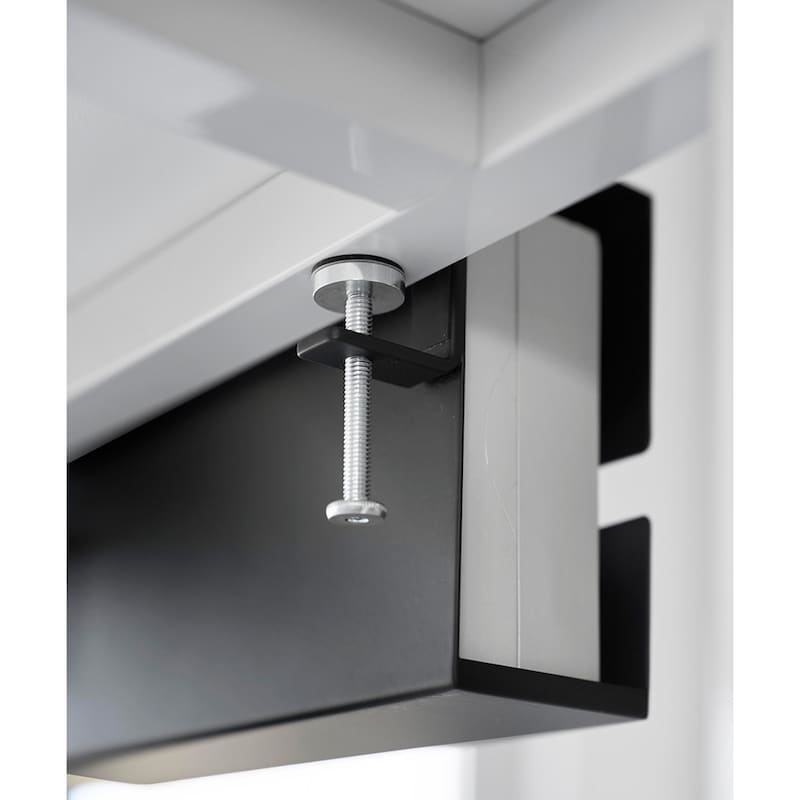 テーブル横に調節ネジで簡単取り付け