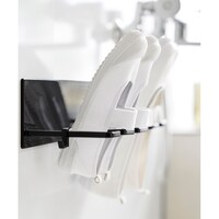 水切れのいい角度で、靴が干しやすく乾きやすい
