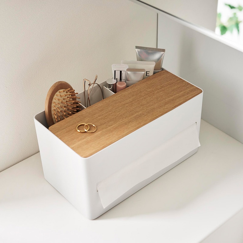 メイクブラシやコスメを収納するのにも便利