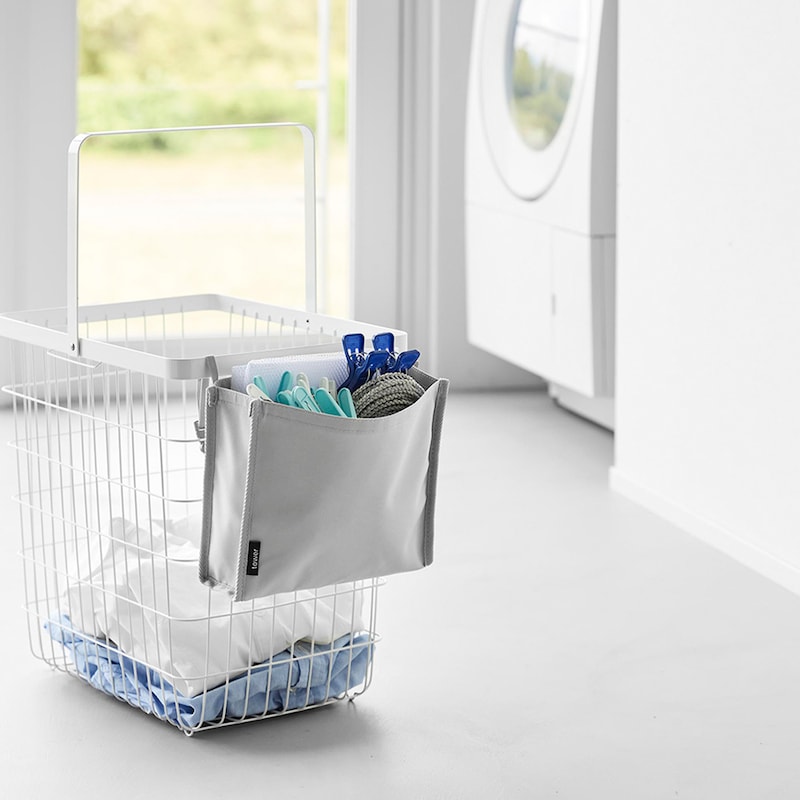 洗濯カゴに取り付けられて便利！