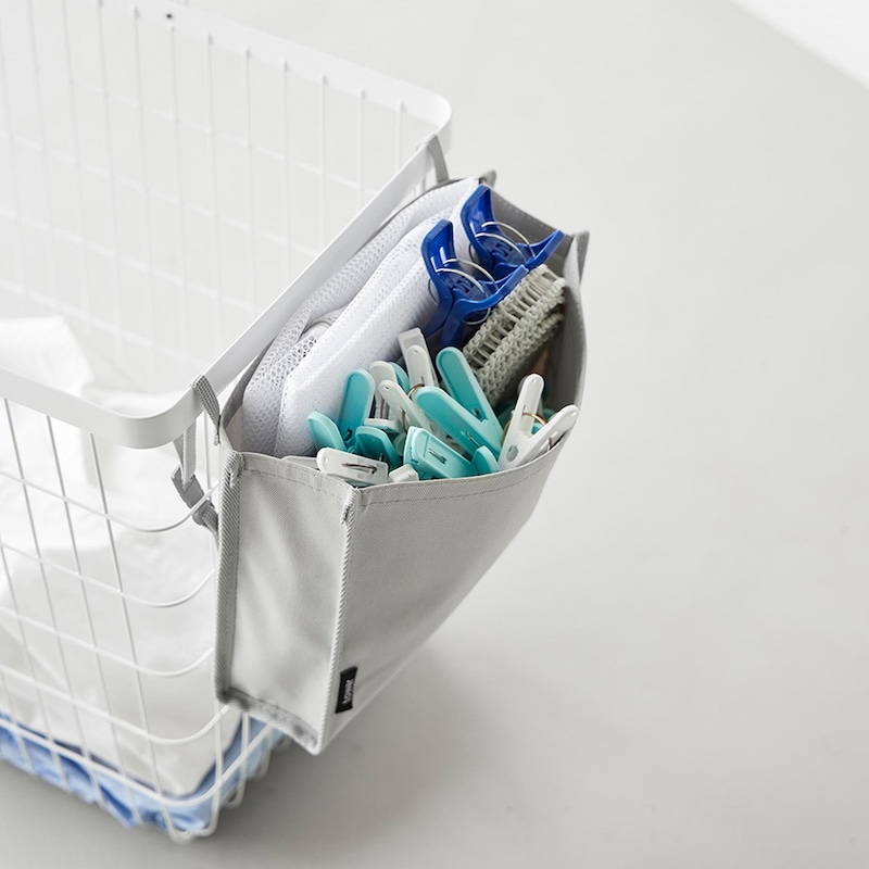 散らかりがちなピンチやネットを一括収納