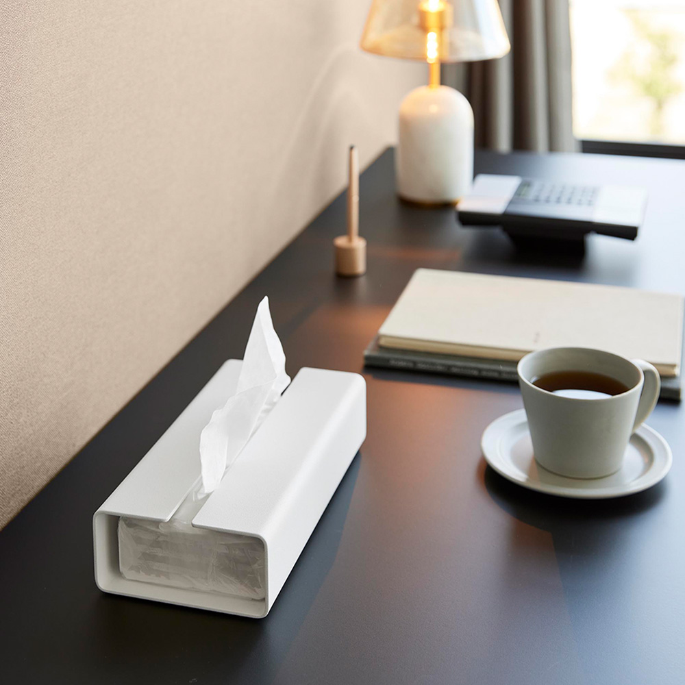 【タワー/tower】入れ替え簡単ソフトパックティッシュケース