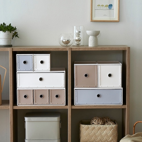 カスタマイズ自在！サイズが選べる北欧風モジュール収納ボックス