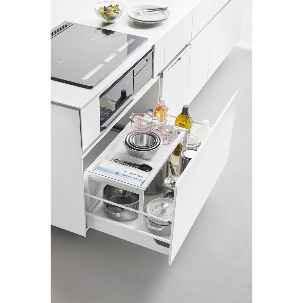 シンク下引き出し幅伸縮スライドラック シンク下引き出し幅伸縮スライドラック