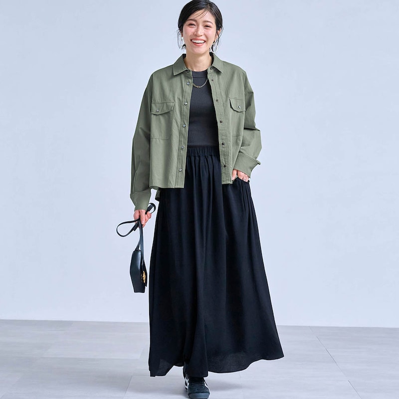 モデル身長168cm／M　セージ（ショート）