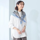 オフホワイト×ブルー