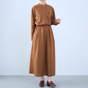 前裾をインして着た場合