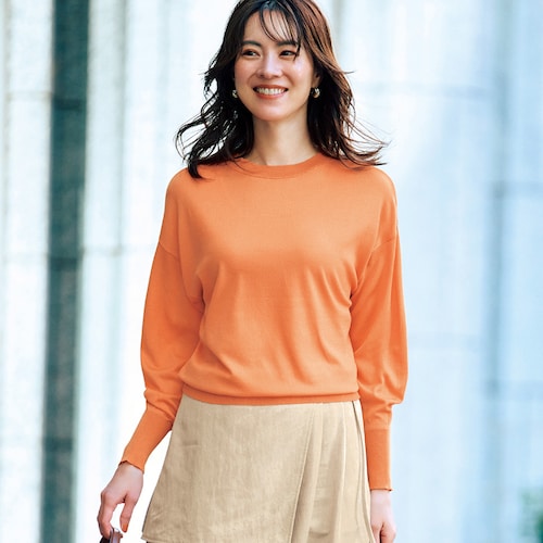 キレイ色ハイゲージニット