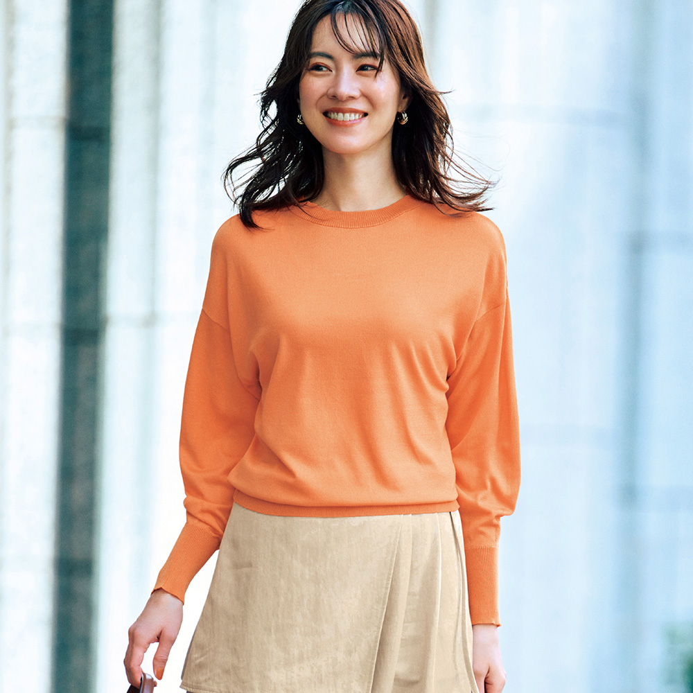 【スタイルノート/StyleNote】【4月17日セール追加】 キレイ色ハイゲージニット