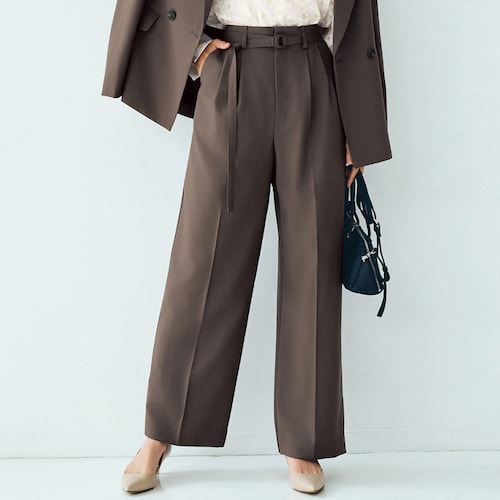 ウール素材のパンツ【撥水】