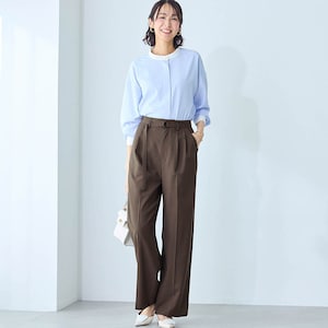 モデル身長169cm／M ※写真は撮影用のため股下+6cmになります。