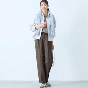 モデル身長173cm／M ※写真は撮影用のため股下+6cmになります。