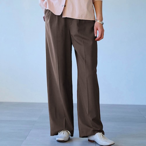 ウール素材のパンツ【撥水】