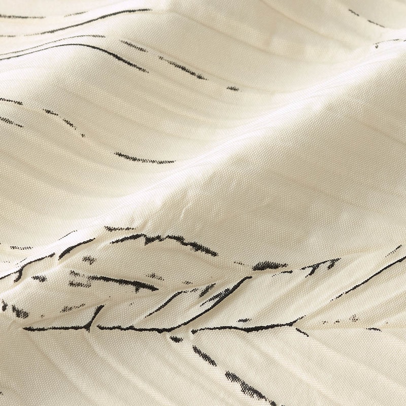 ワッシャー加工とプリントを同時に施した特殊加工素材