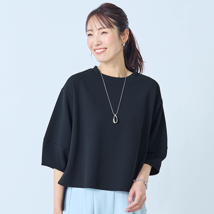 ランタンスリーブブラウス【乾燥機OK】 【メディア多数掲載！】