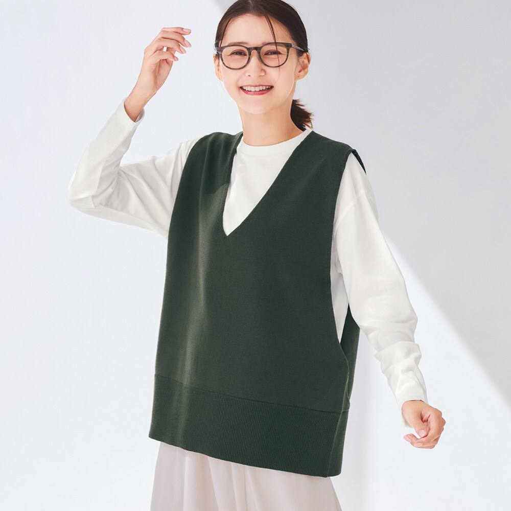 【ロウイング/Rowing】【4月9日セール追加】 コクーンベスト & カットソーのセット