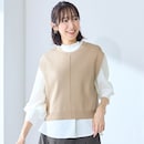 ライトベージュ×オフホワイト