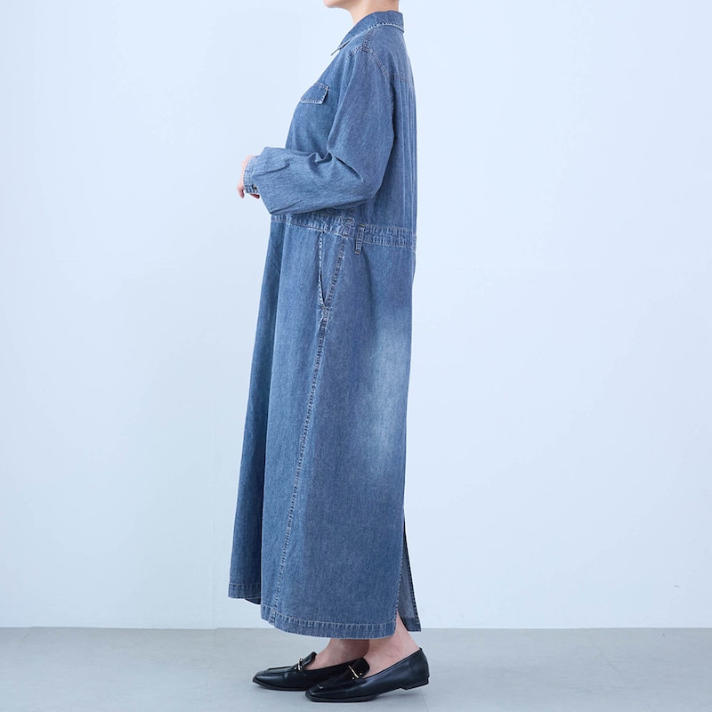 モデル身長168cm／M ※写真は撮影用のため着丈+6cmになります。