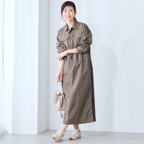 コットンカジュアルワンピース