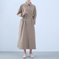 モデル身長168cm／M ※写真は撮影用のため着丈+6cmになります。
