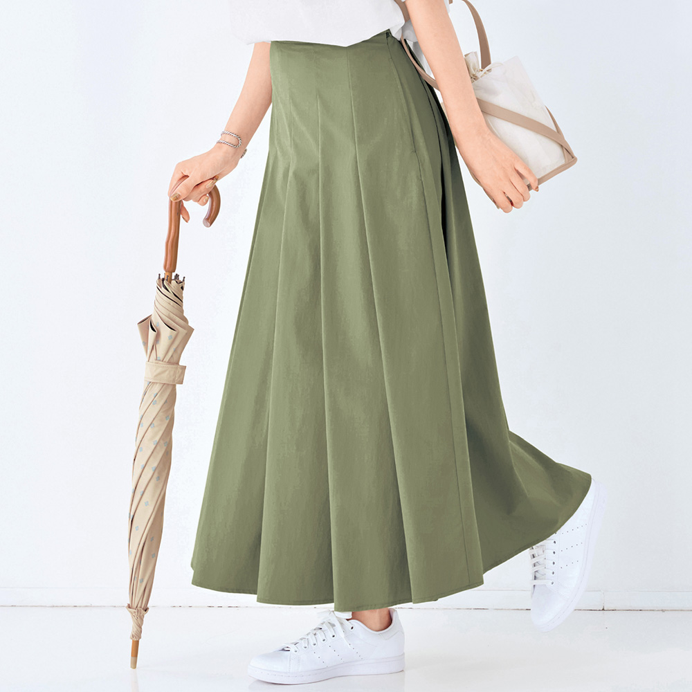 【新色追加】 フレアスカート【撥水】