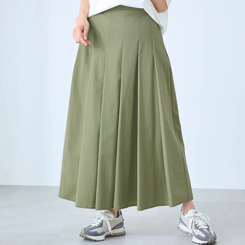 【新色追加】 フレアスカート【撥水】