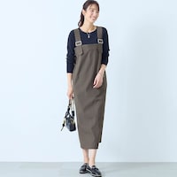 モデル身長173cm／M ※写真は撮影用のため着丈+6cmになります。