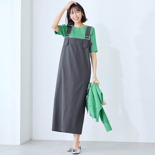 マカロニエアージャンパースカート【吸水速乾】