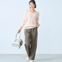 モデル身長168cm／M ※写真は撮影用のため股下+6cmになります。