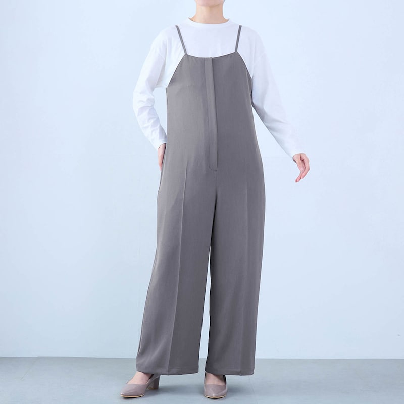 モデル身長168cm／M ※写真は撮影用のため股下+6cmになります。