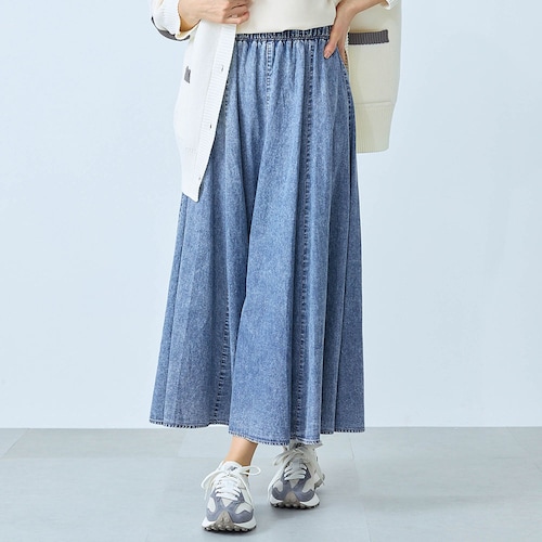 コットンデニムスカート