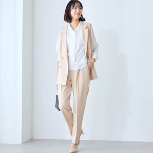 モデル身長169cm／M ※写真は撮影用のため股下+6cmになります。
