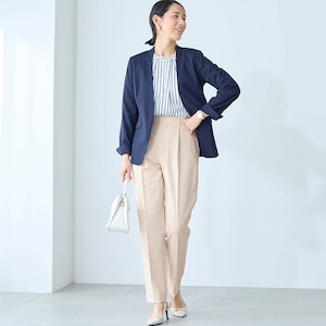 モデル身長168cm／M ※写真は撮影用のため股下+6cmになります。