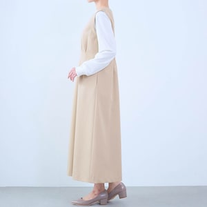 モデル身長168cm／M ※写真は撮影用のため身丈+6cmになります。