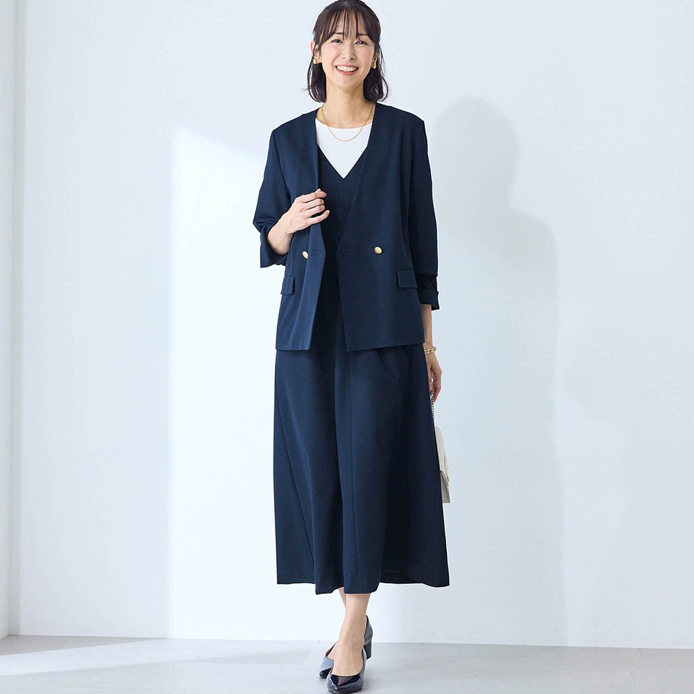 モデル身長169cm／M ※写真は撮影用のため身丈+6cmになります。