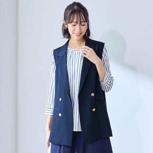 【カセット服】ジレ【UVケア・洗濯機OK】