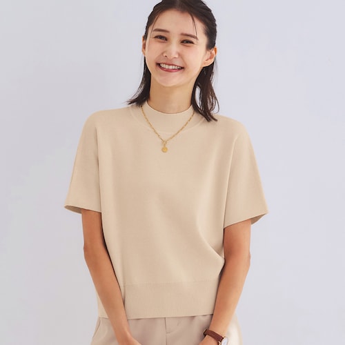 【カセット服】五分袖ニット