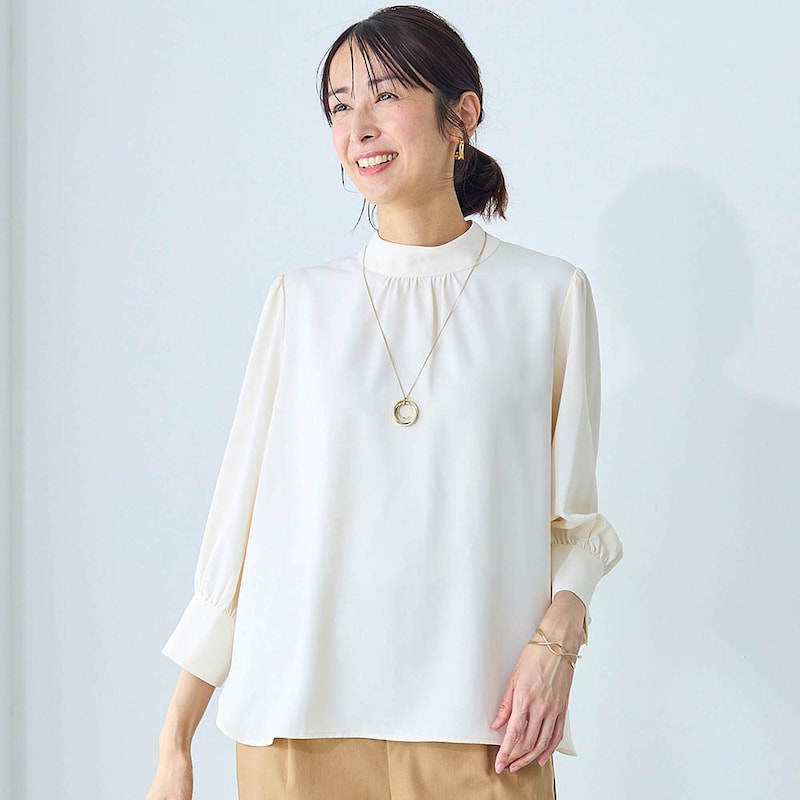 アイボリー（七分袖）