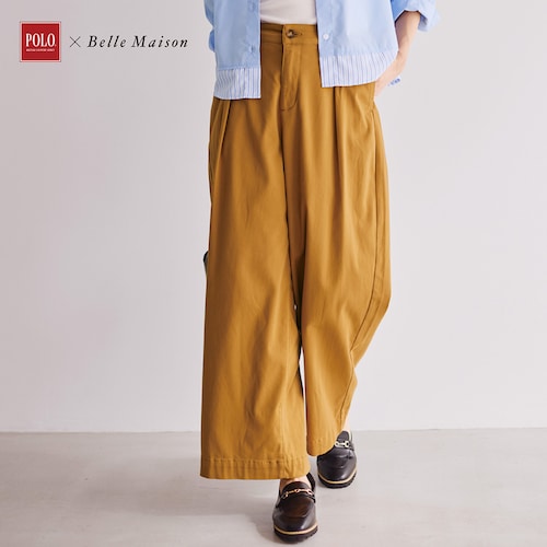 ワイドクロップドパンツ