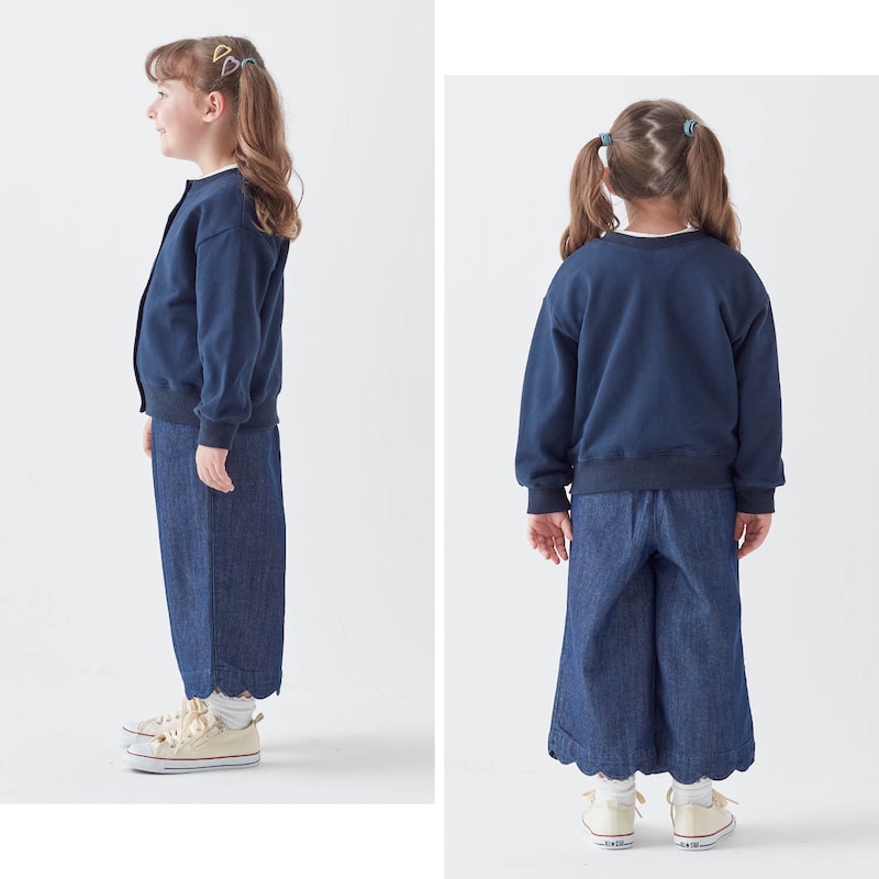 ネイビー／モデル身長110cm・110サイズ着用