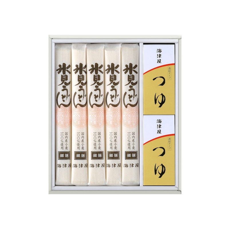 タイプ：	
細麺5本＆つゆ付き